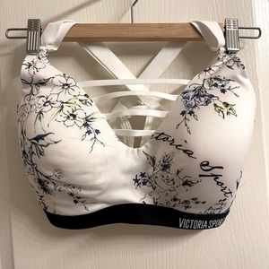 Victoria’s Secret sports bra, 34DD